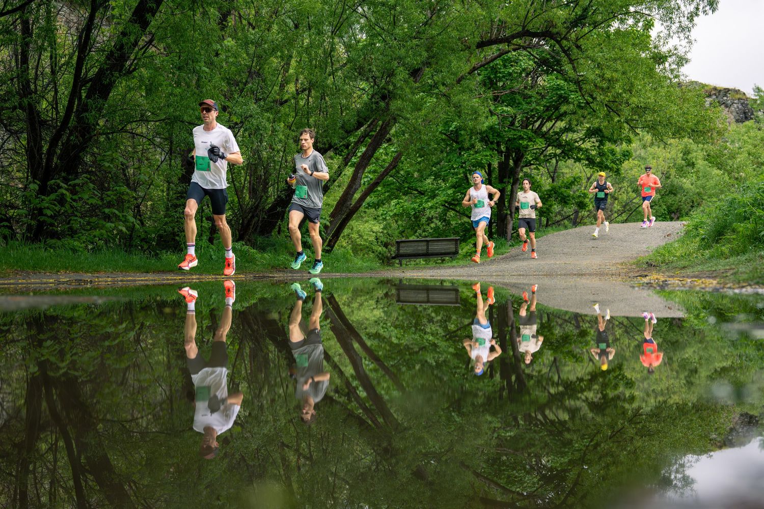 runners taking on the queenstown marathon