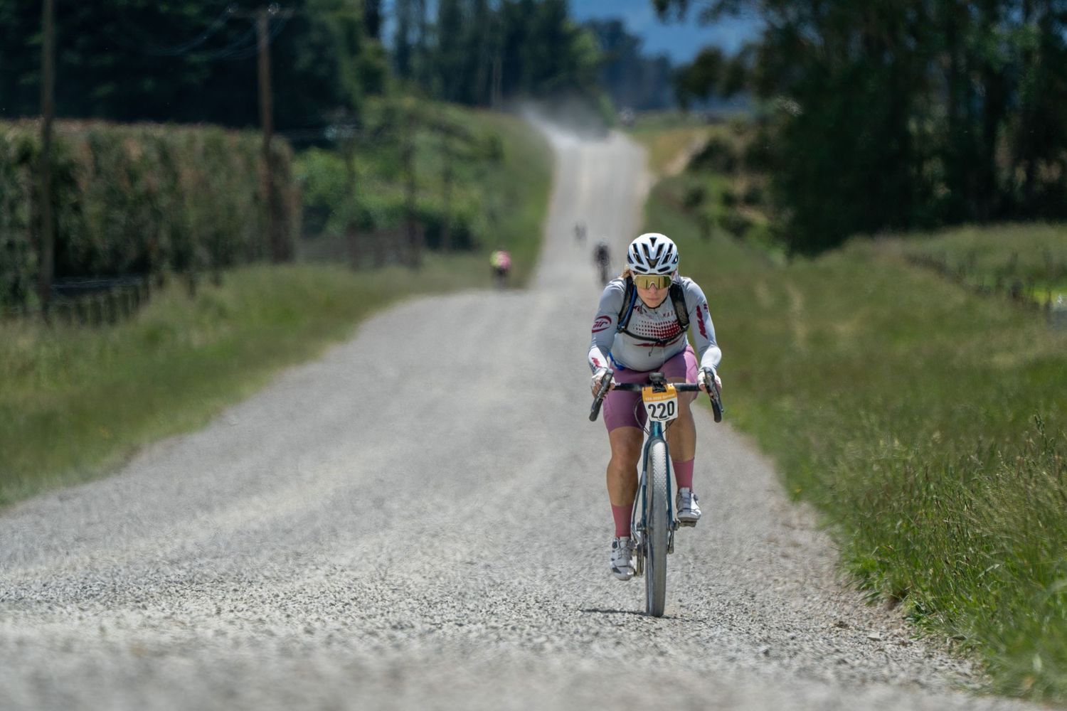 Cyclist on a bicycle