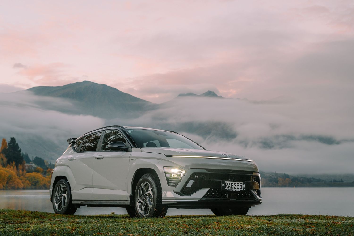 Hyunda Kona photoshoot on arrowtown - Queenstown