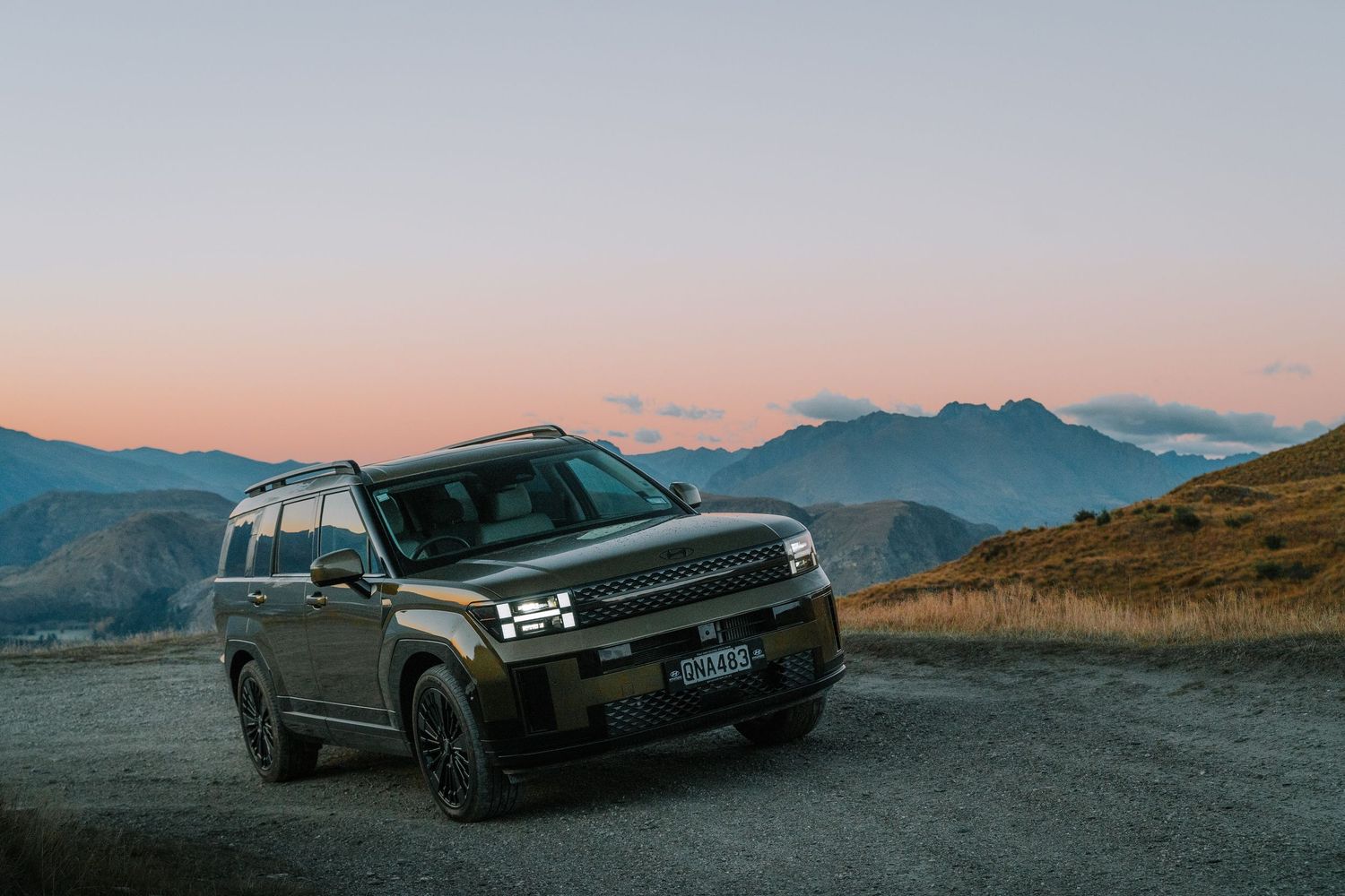 Hyunda Santa Fe photoshoot on arrowtown - Queenstown