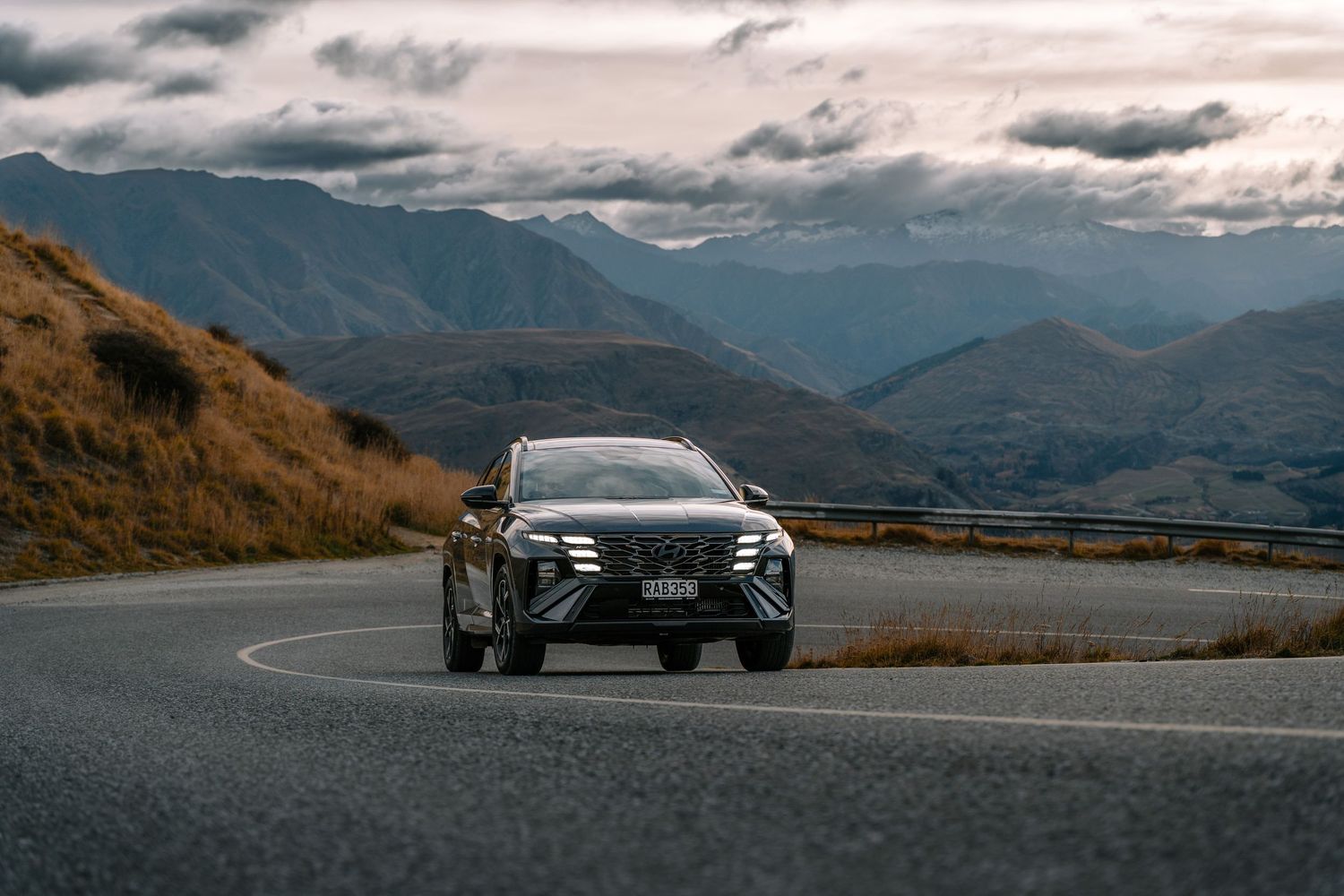 Hyunda Tucson photoshoot on arrowtown - Queenstown