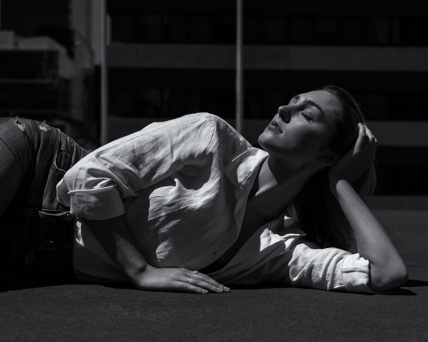 Lifestyle model portfolio photography in Melbourne location shoot.