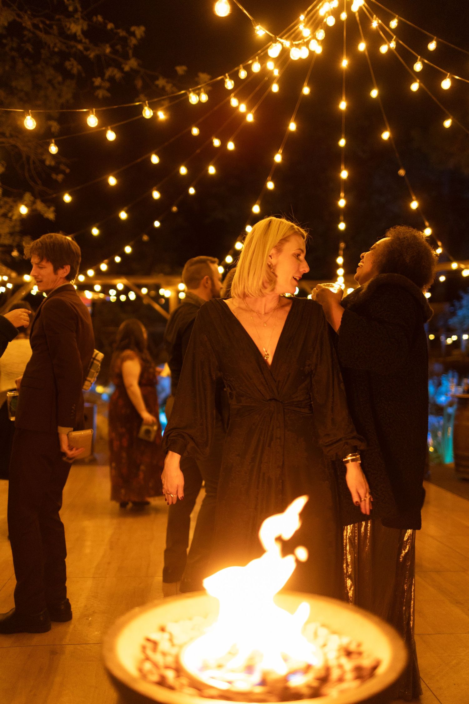 Natural wedding guest reaction