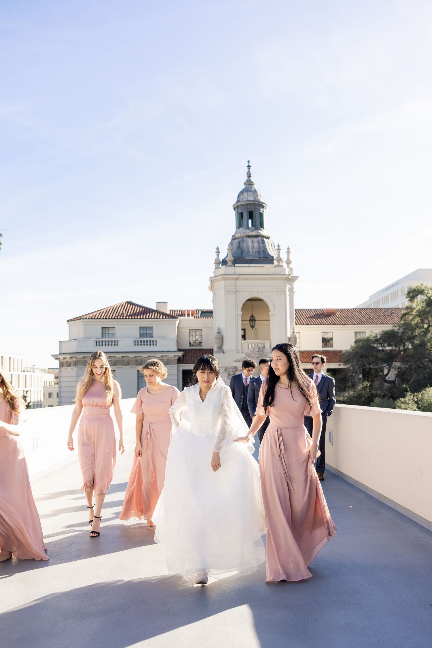 Bridal photograph Pasadena City Hall
