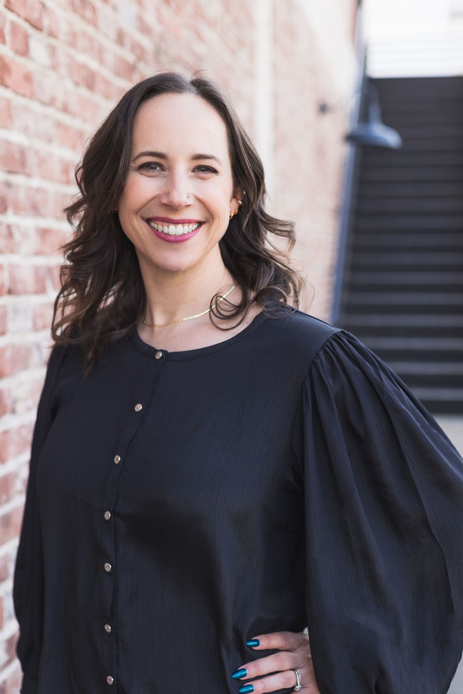 Professional headshot in old town Pasadena.