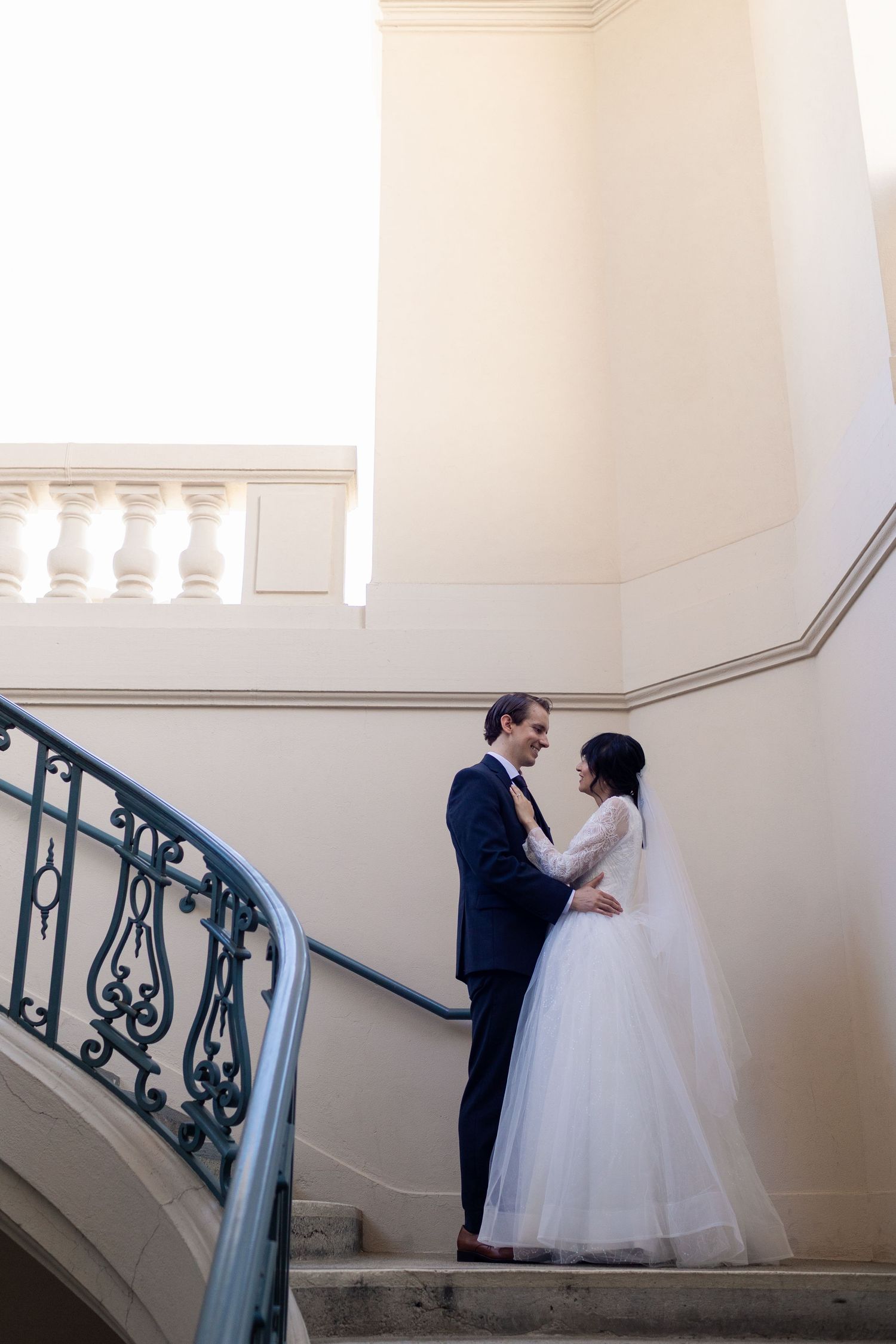 Bridal photograph Pasadena City Hall