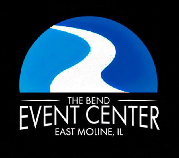 The Bend Event Center East Moline, IL logo. Modern venue for weddings, corporate events, and parties in the Quad Cities.