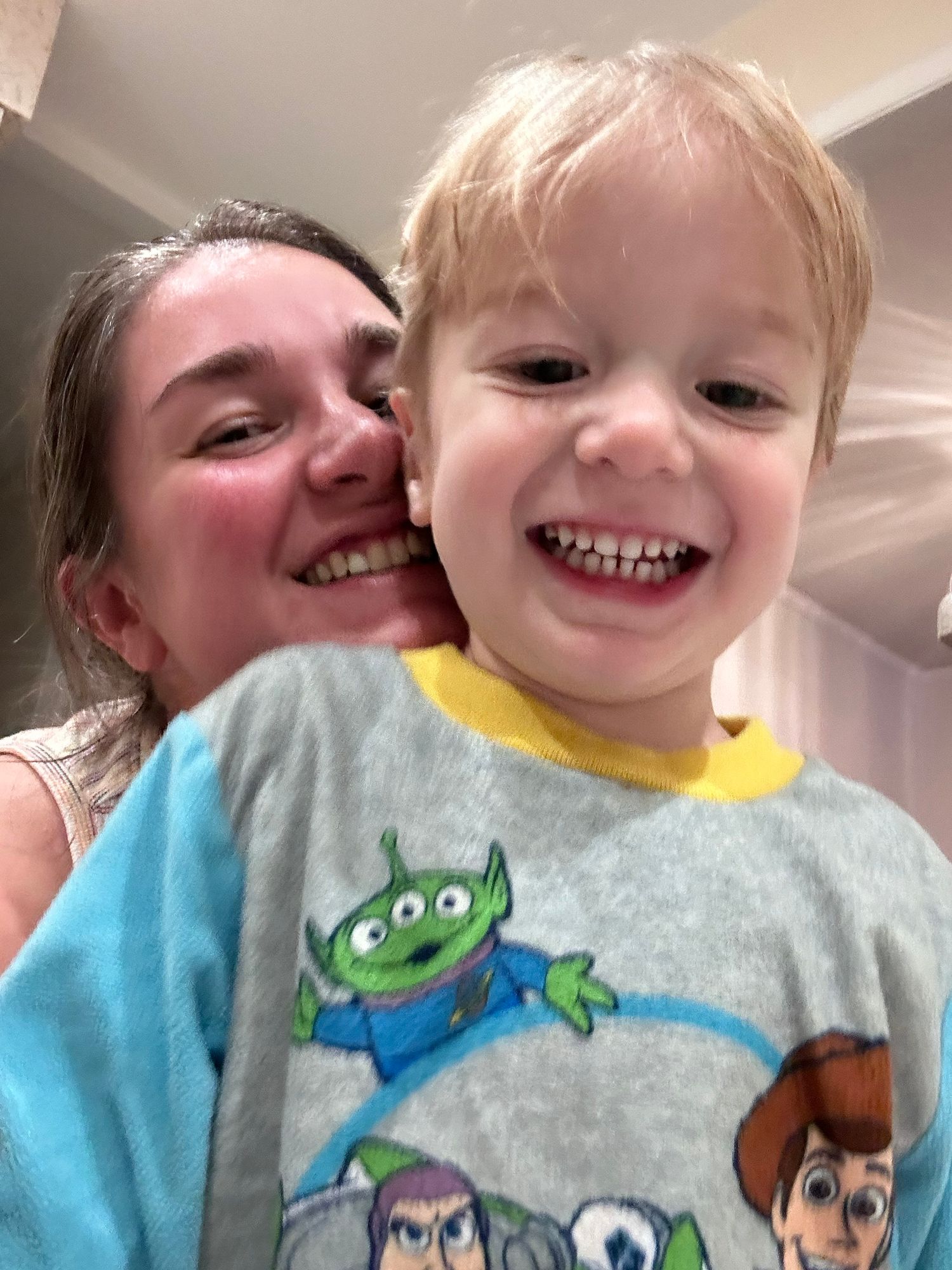 Mom and son