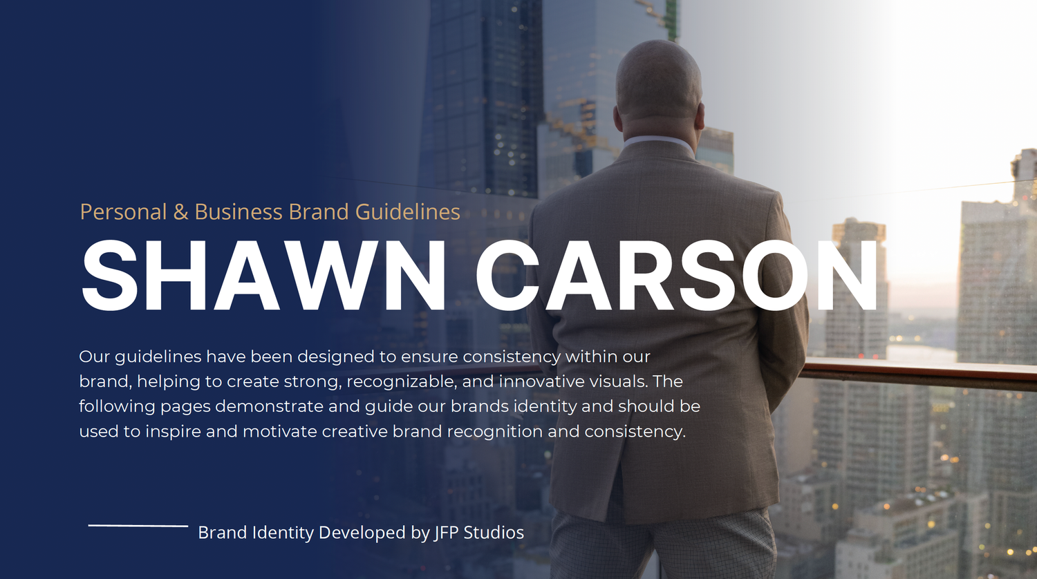 A monochromatic screenshot displaying minimalist brand identity guidelines webpage with typography and design rules.