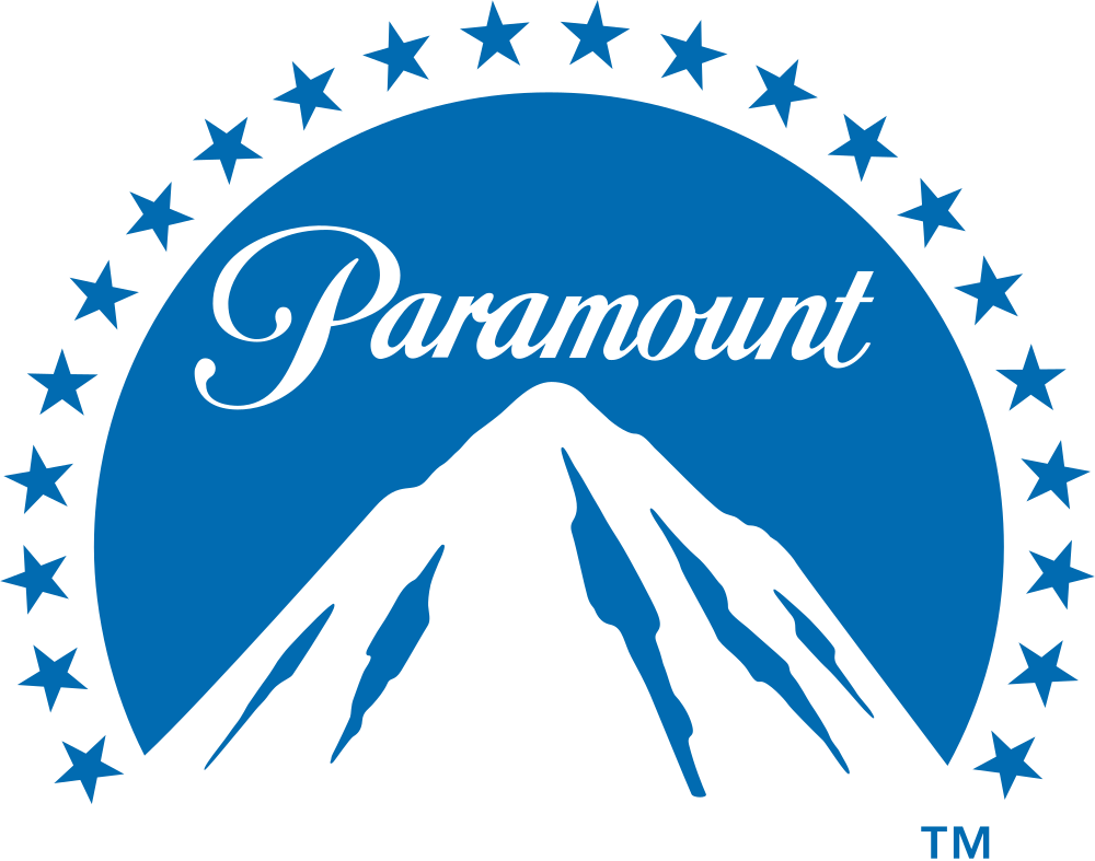 The iconic Paramount Pictures blue logo showing a mountain peak surrounded by stars.
