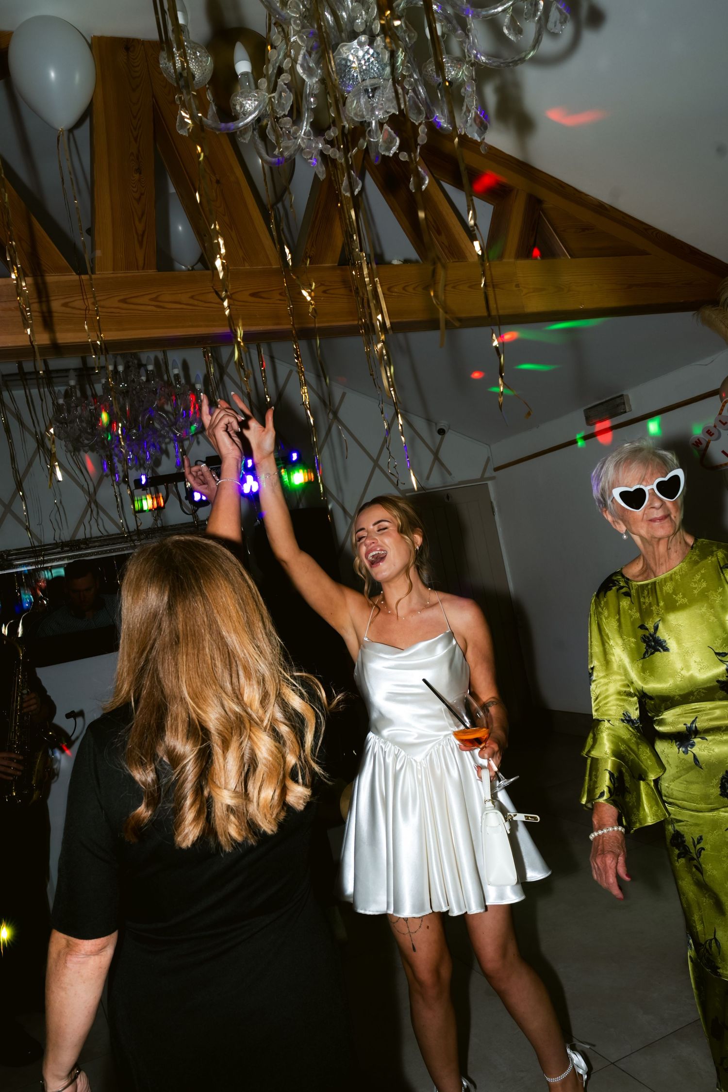 Evening reception celebrations at The Oaks, Eltham, captured by a London wedding photographer @lyfphotos