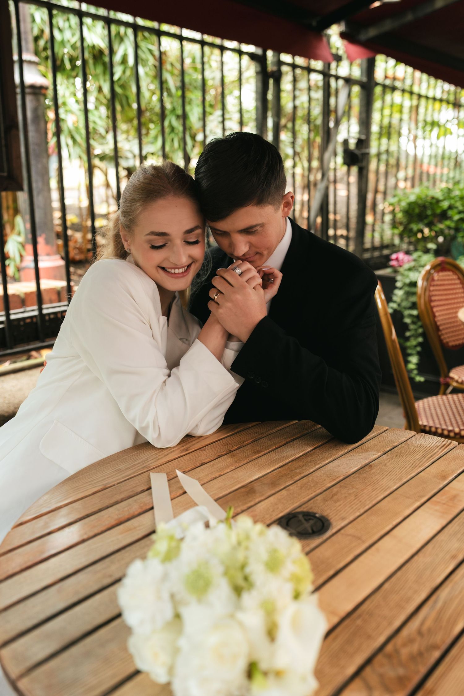 “Couple outside Gordon’s Wine Bar in Central London during a lifestyle couple photoshoot.”