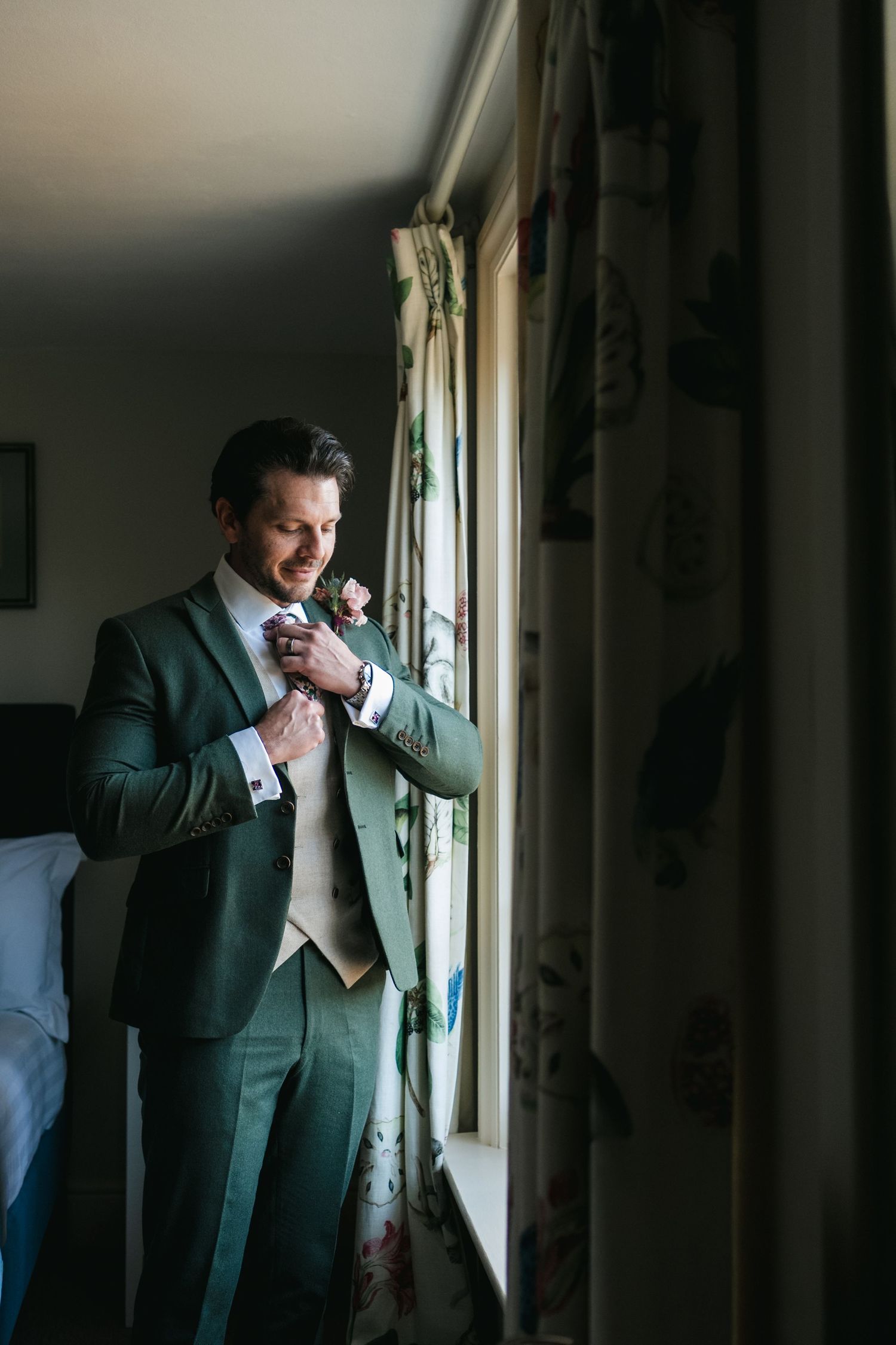 Groom preparation at South Farm, captured by @lyfphotos