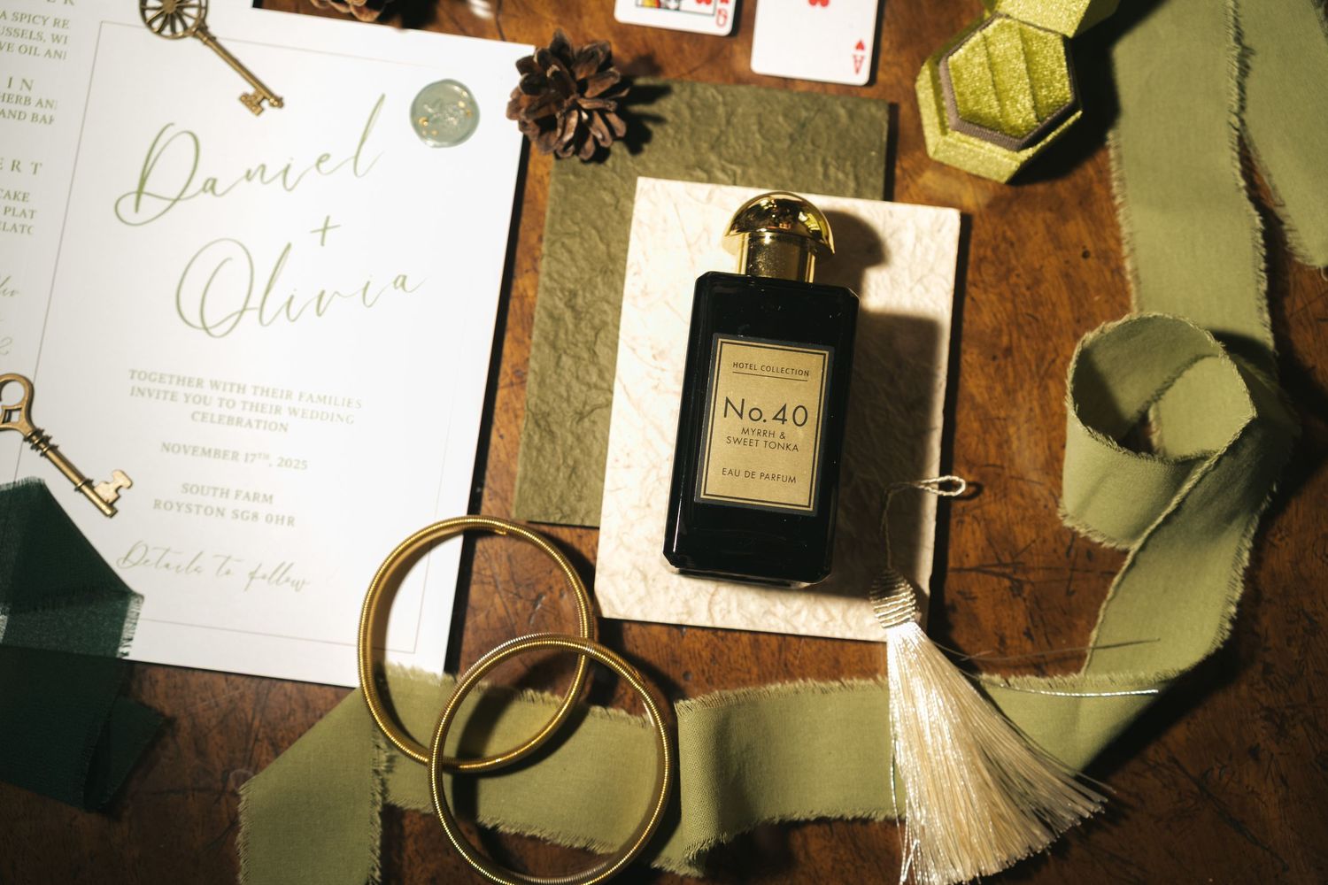 Wedding details at South Farm, captured by @lyfphotos
