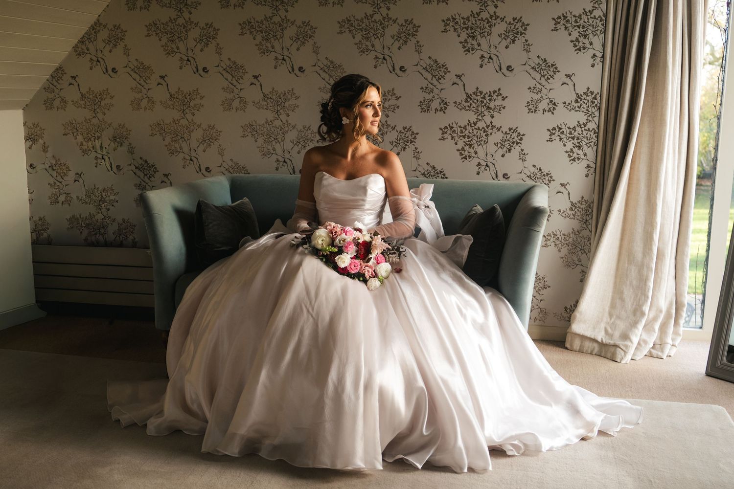 Bridal preparation at South Farm, captured by @lyfphotos