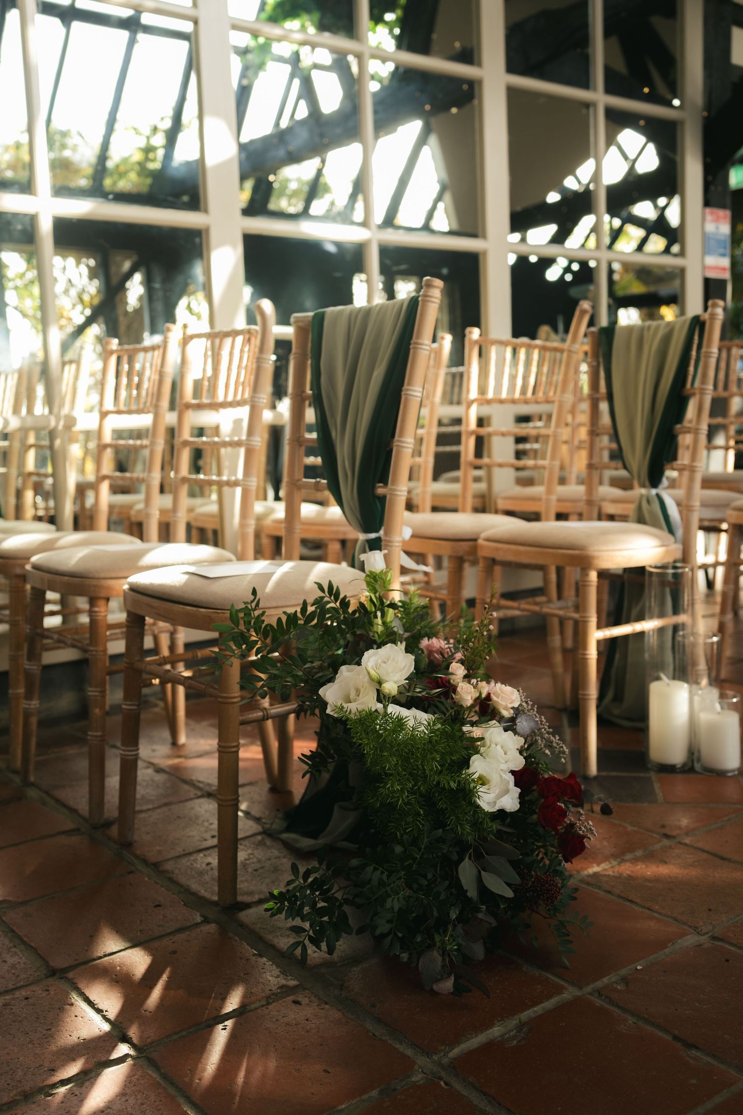 Reception styling at South Farm, captured by @lyfphotos