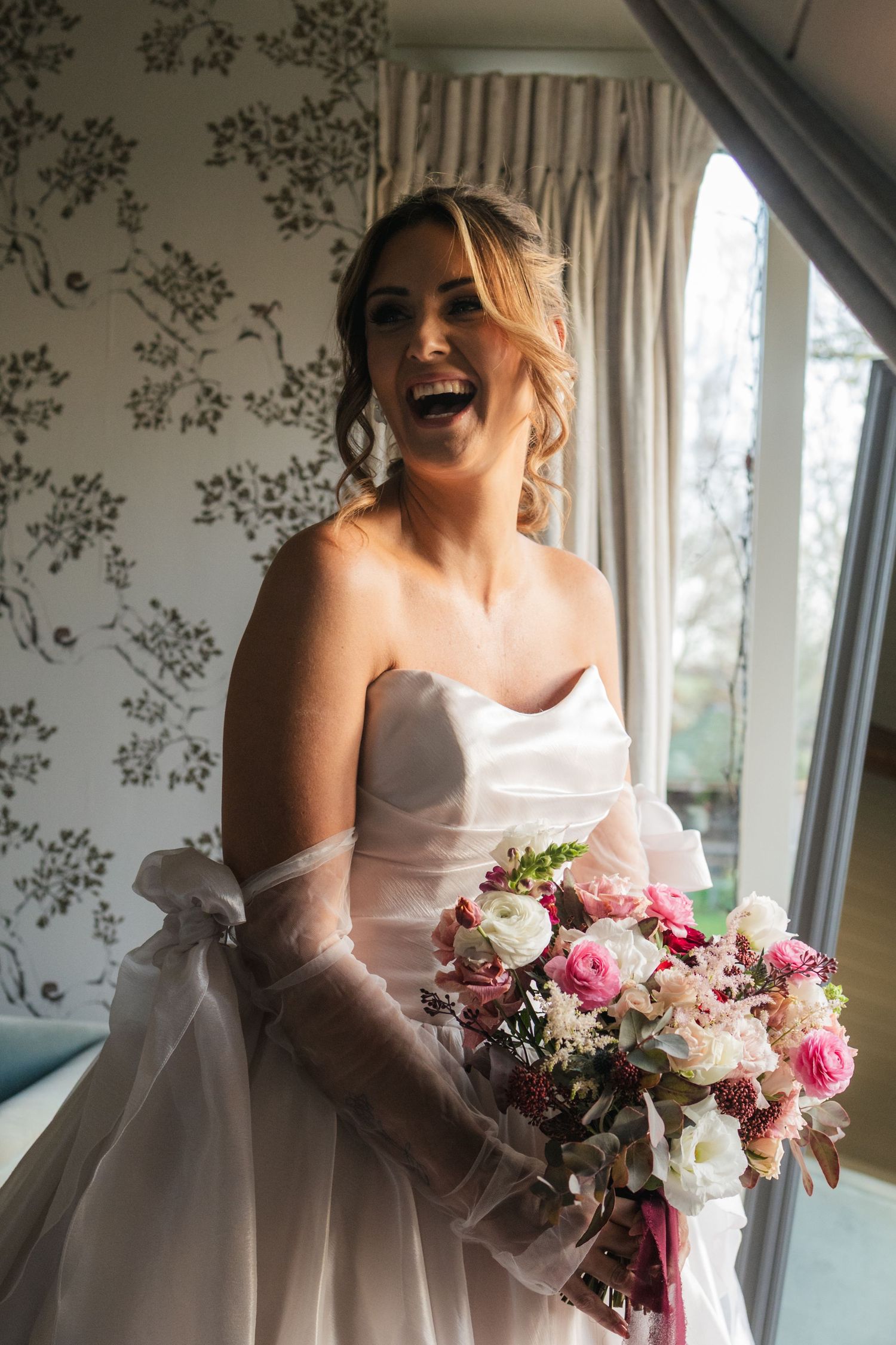 Bridal preparation at South Farm, captured by @lyfphotos