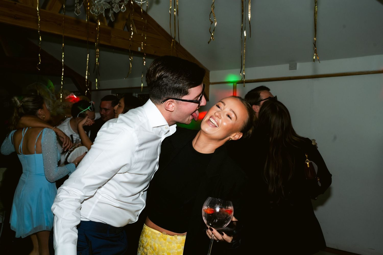 Candid moments from an elopement party at The Oaks Eltham by London wedding photographer @lyfphotos