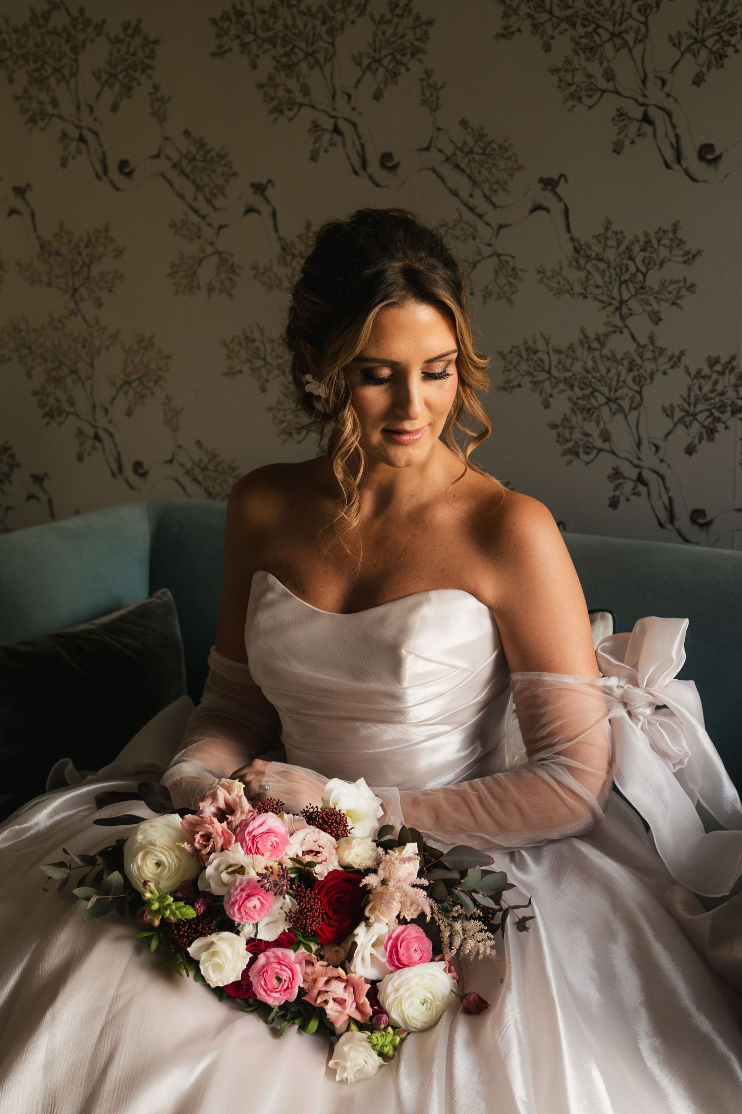 Bridal preparation at South Farm, captured by @lyfphotos