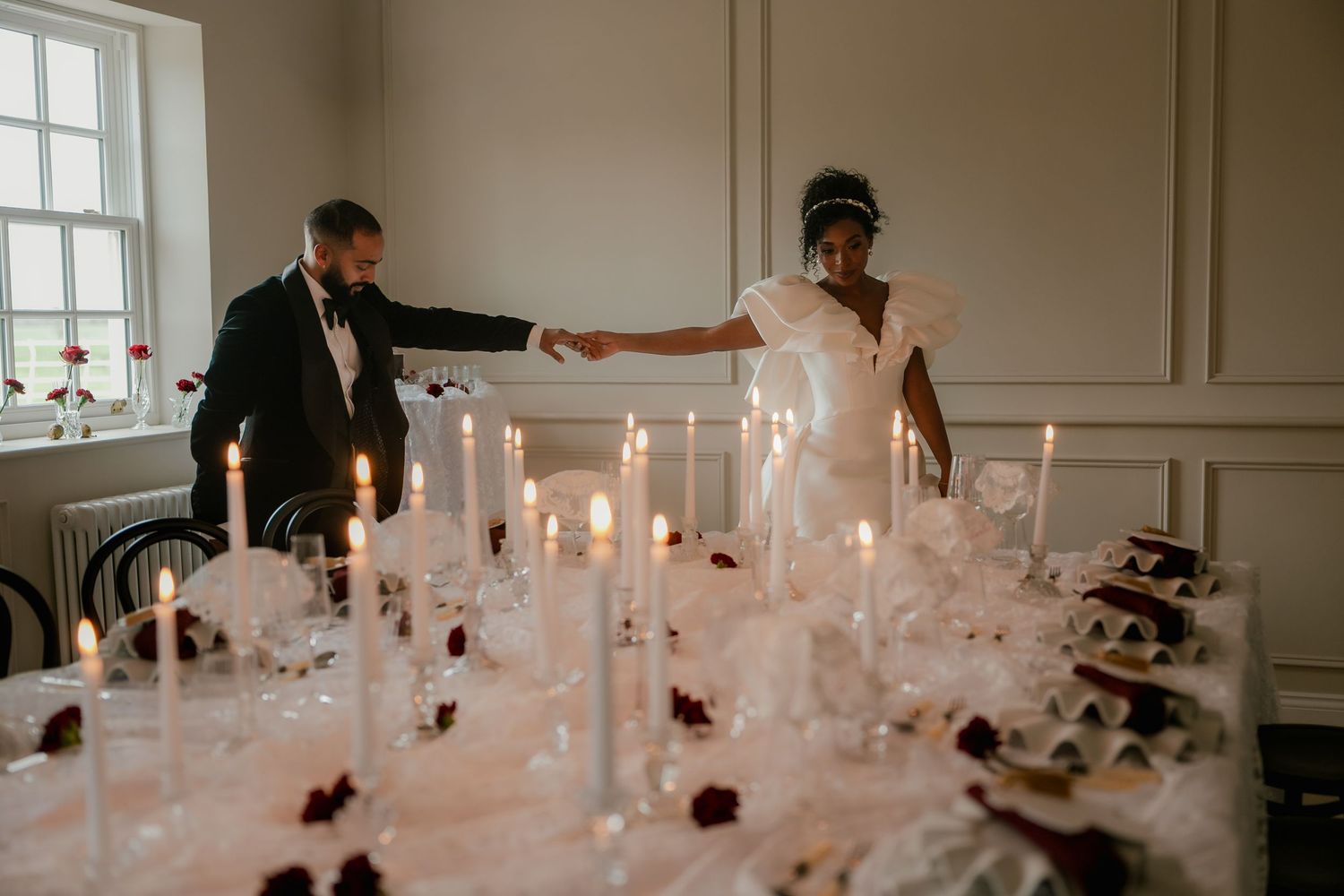 Captured by a London-based wedding and couples photographer, shooting a mix of digital and 35mm film in a documentary editorial style