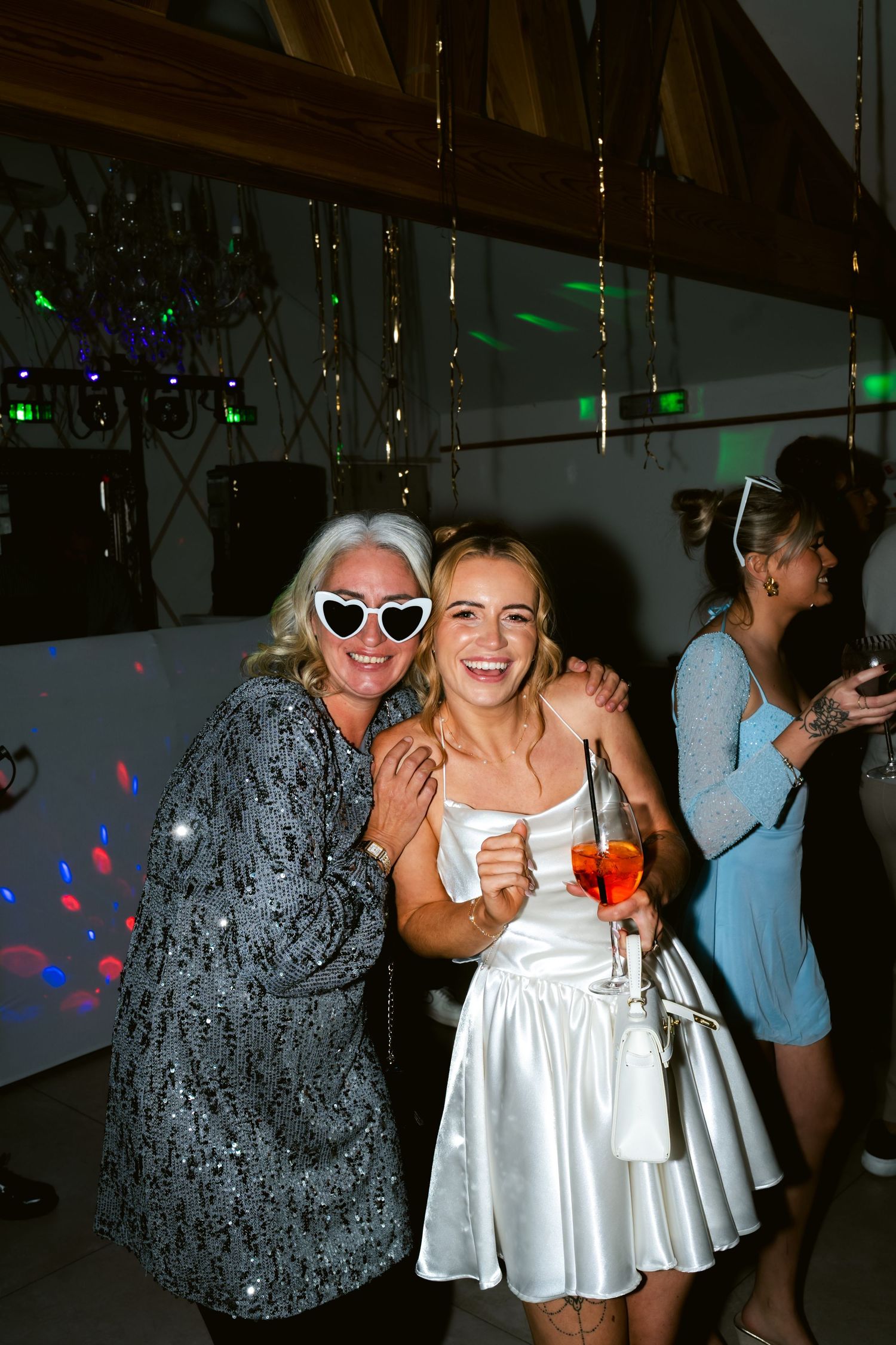 Guests celebrating at an elopement party at The Oaks Eltham in London by @lyfphotos