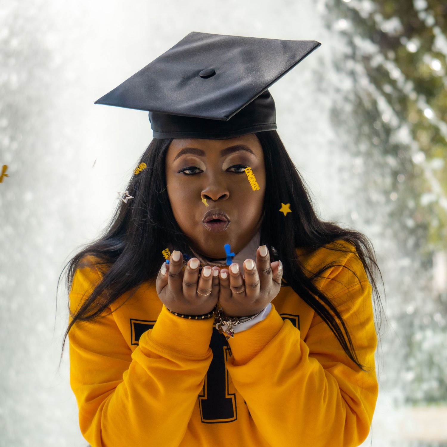 Graduation photography poses
