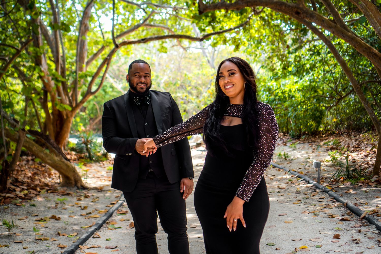 Black engagement Photographer in Miami and Tampa
