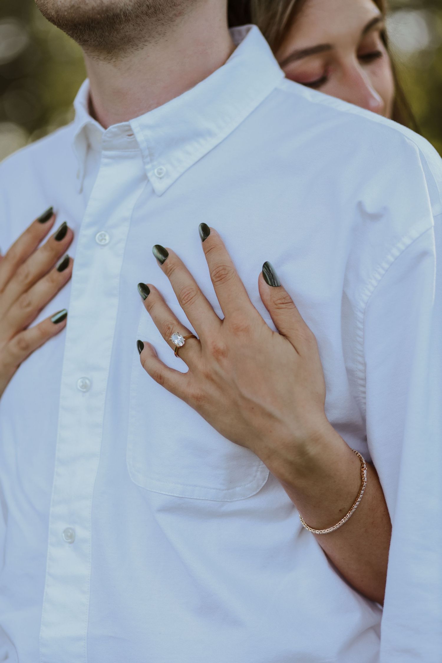 Engaged couple at Historic Locust Grove in Louisville, Kentucky during a romantic engagement photography session