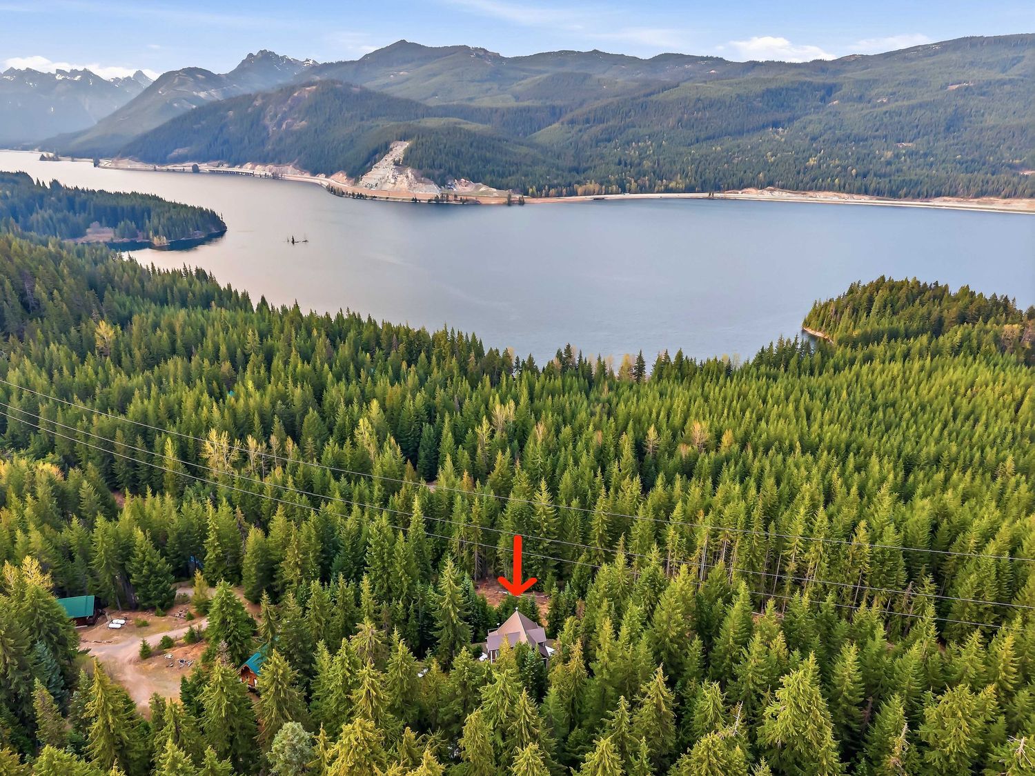 Drone photo for drone real estate photography in Easton Washington
