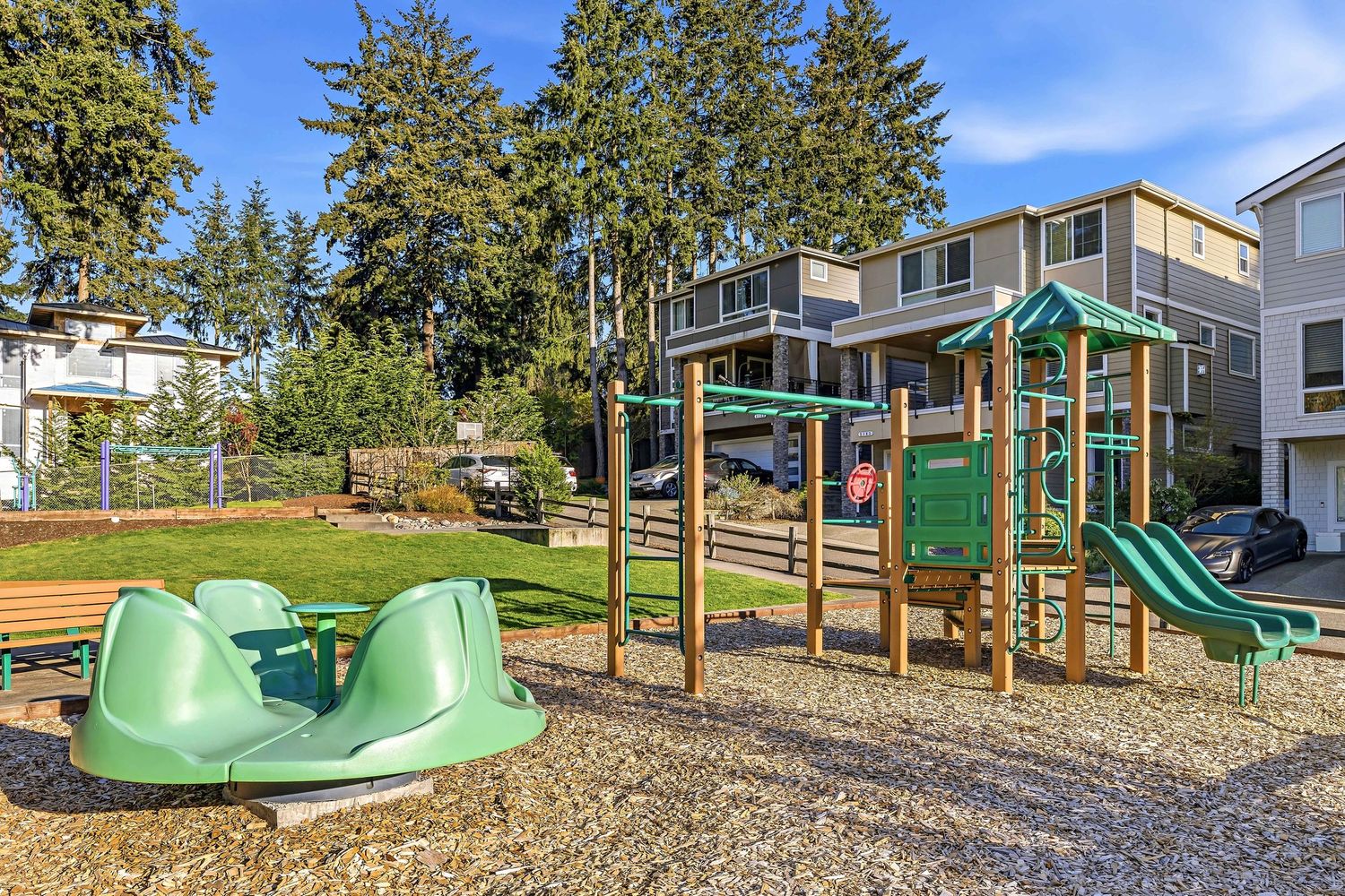 Play ground for real estate photography in Covington Washington