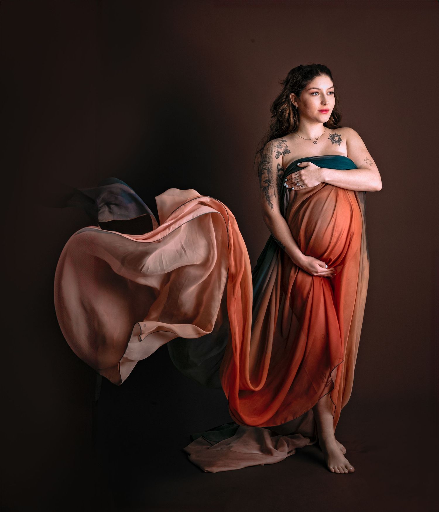 Maternity Chiffon flowy