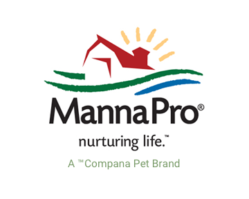 MannaPro company logo featuring red house and sun design with green landscape elements.