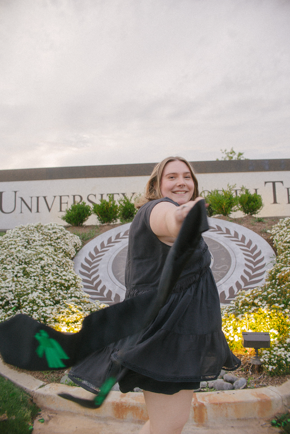 UNT graduation photos by kaileehcreates