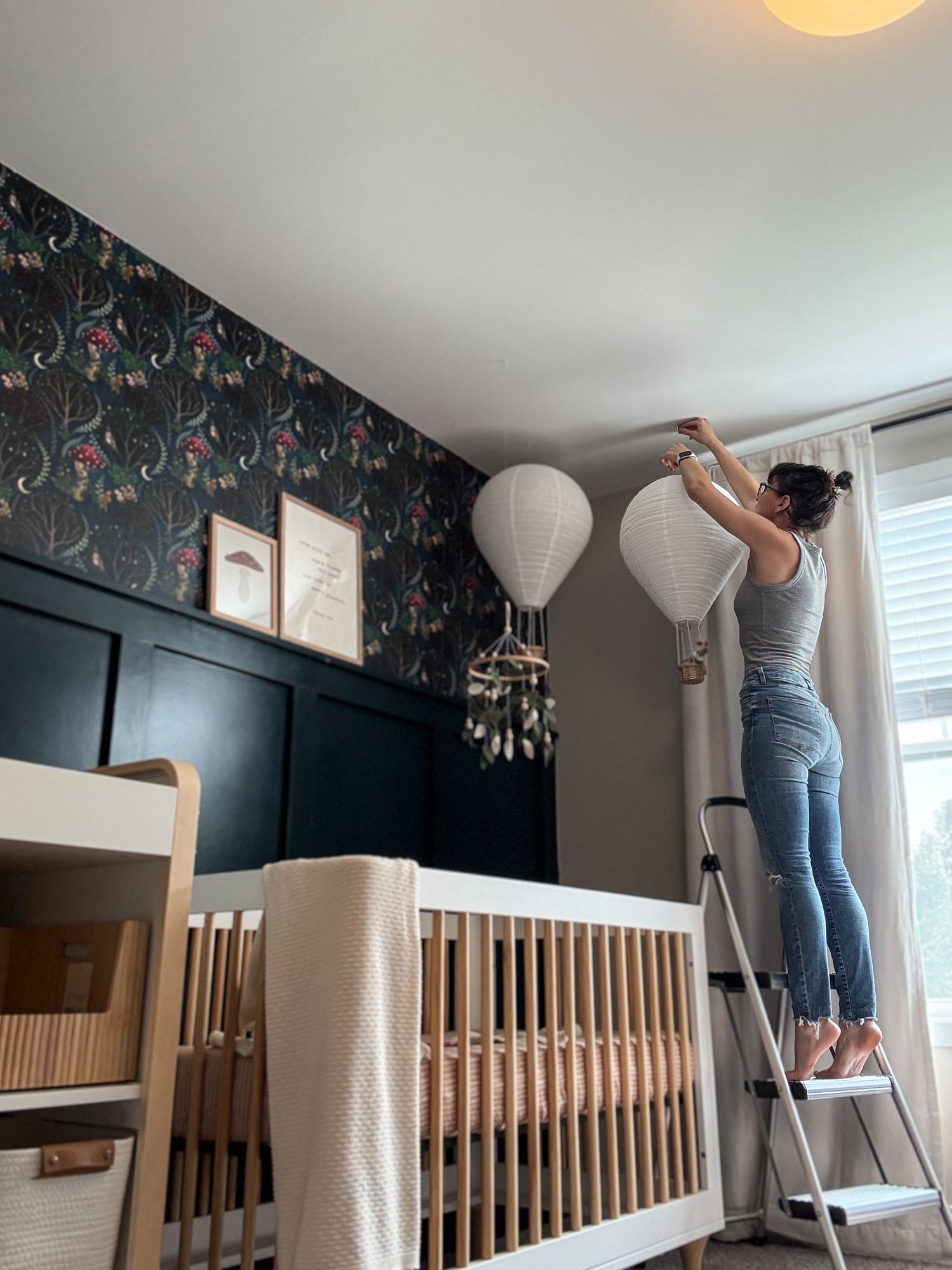 Photograph of nursery design and newborn room setup for families in Dauphin County, York County, Lancaster County and Cumberland County.