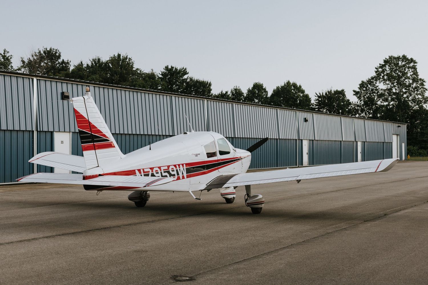 Plane taking off during photography session with Cortny Jo Photography.