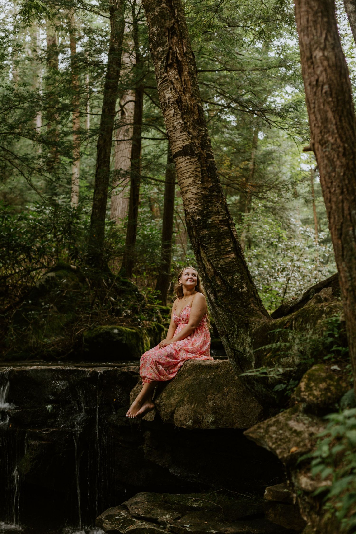 Fayette County Pennsylvania senior photographer capturing outdoor senior portraits