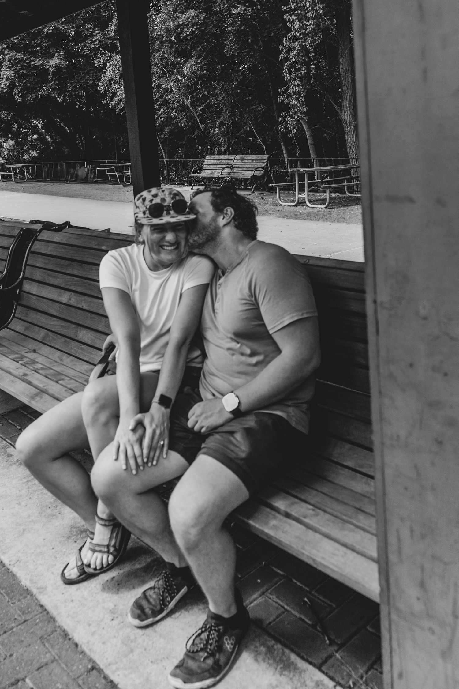 Southwestern Pennsylvania engagement photographer capturing an outdoor couple