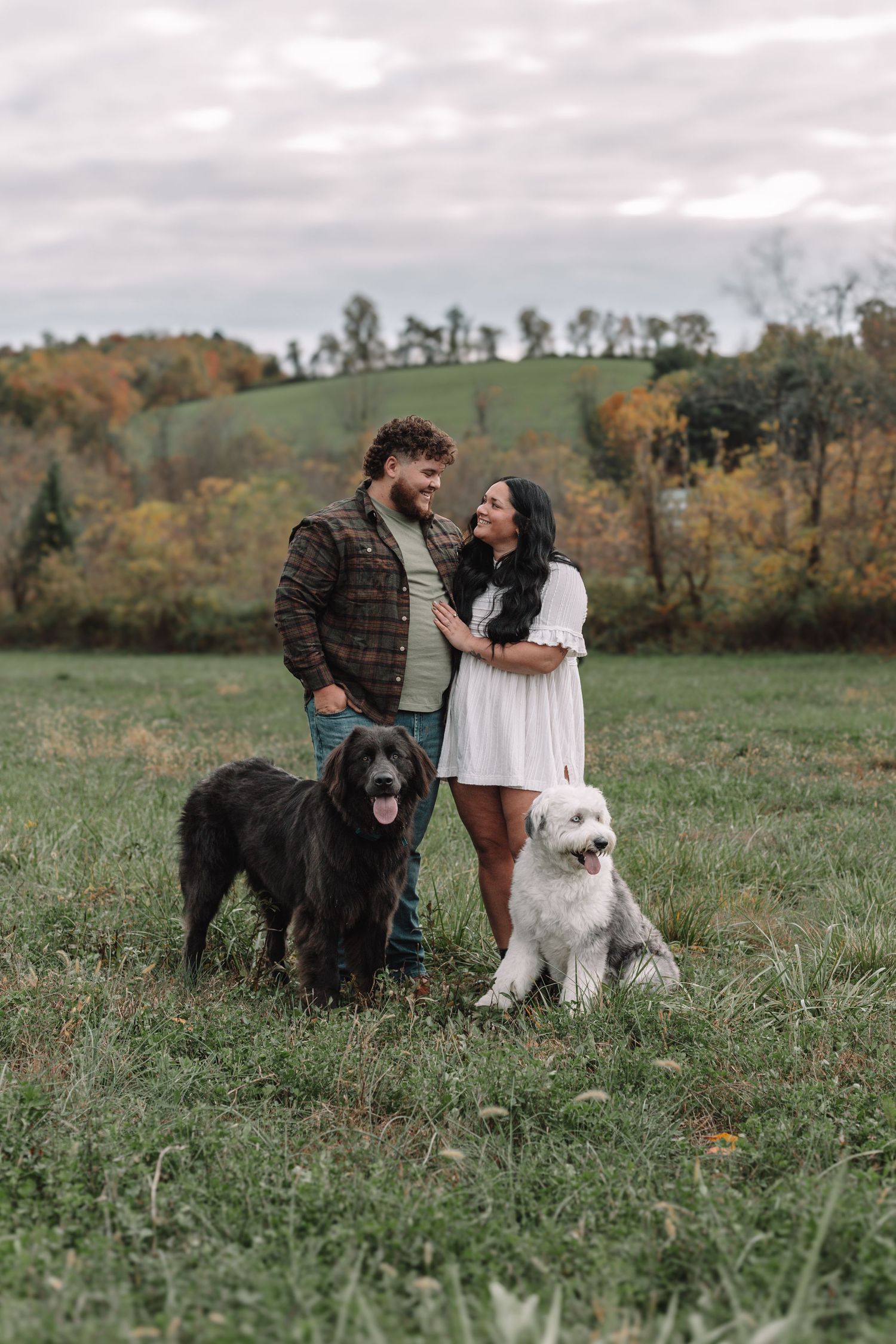 Outdoor couples' photography session in Vanderbilt Pennsylvania