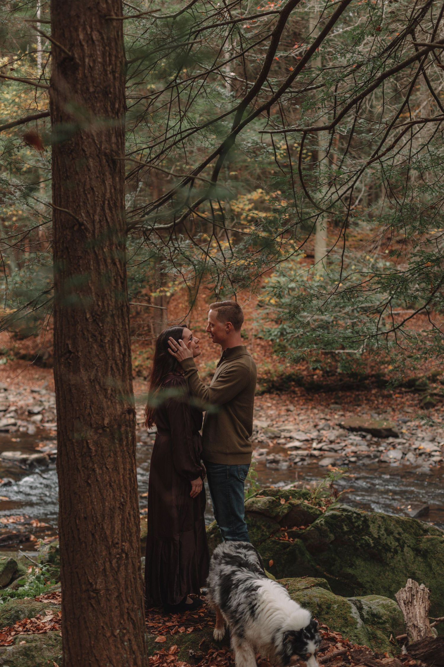 Candid couple portrait by Cortny Jo Photography