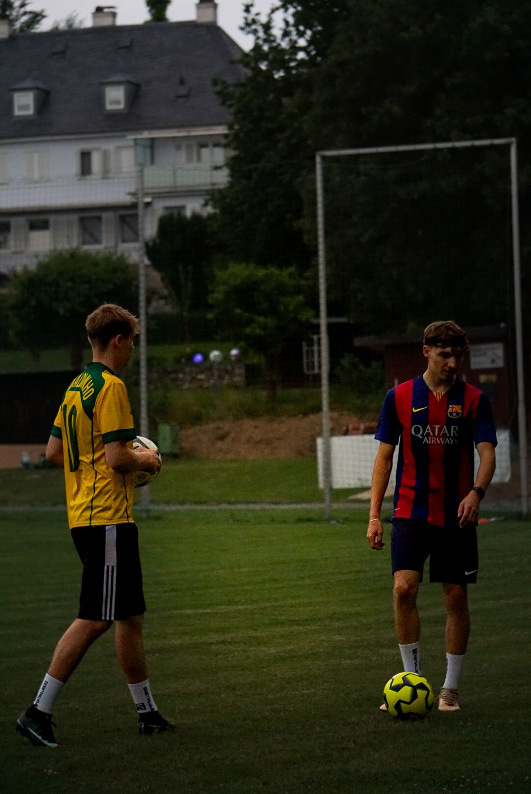 Fußballtraining der SG Marktredwitz.