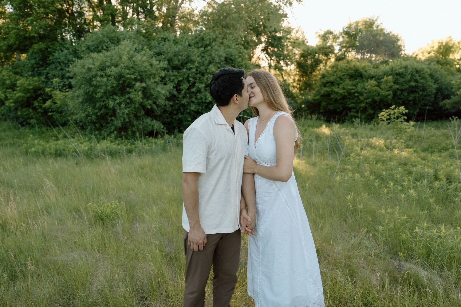 engagement shoot, proposal, Hudson wisconsin, Willow River State Park