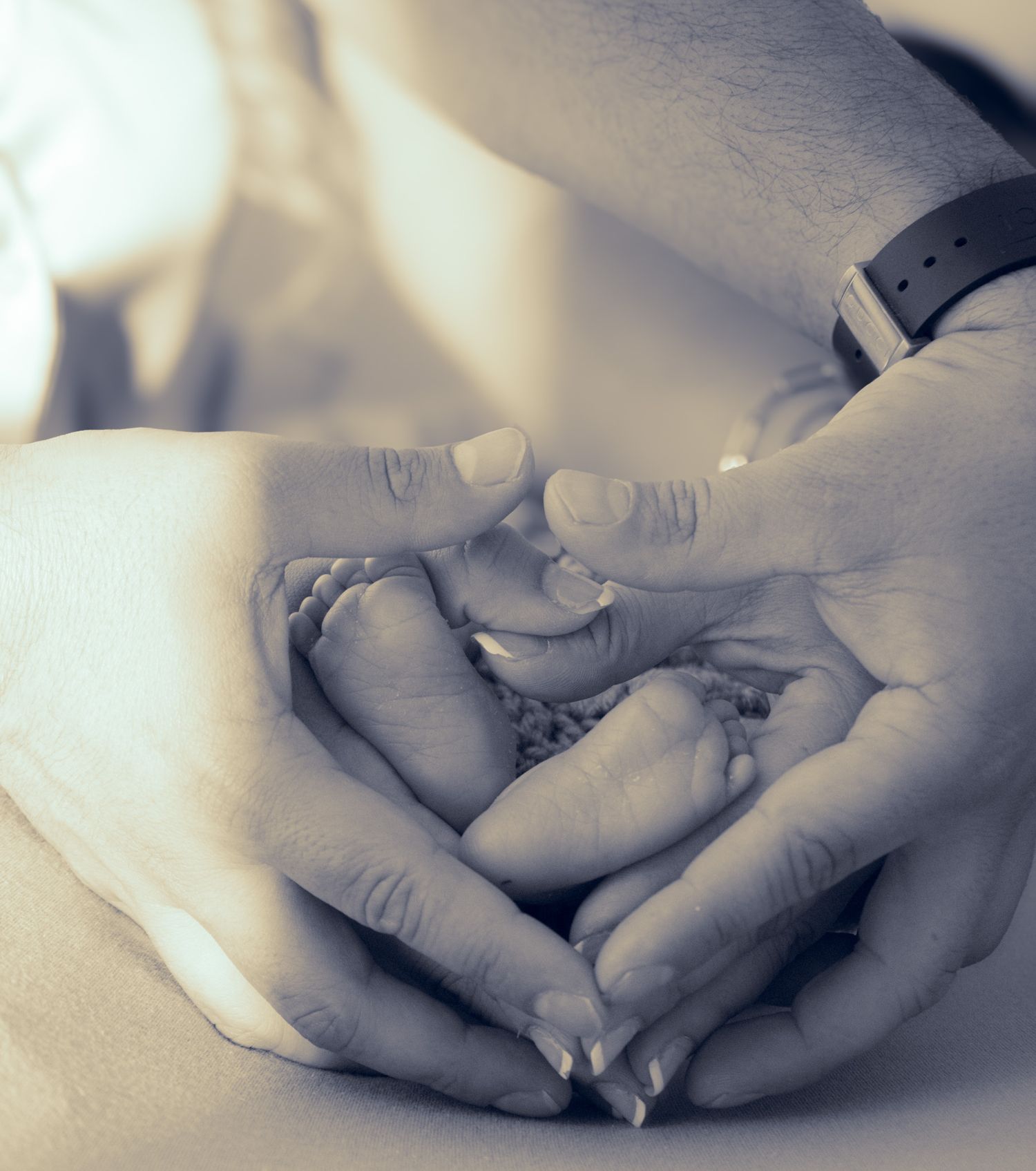 In‑home newborn session at 14 days old in the Lodi and Galt area with soft natural light and intimate family moments