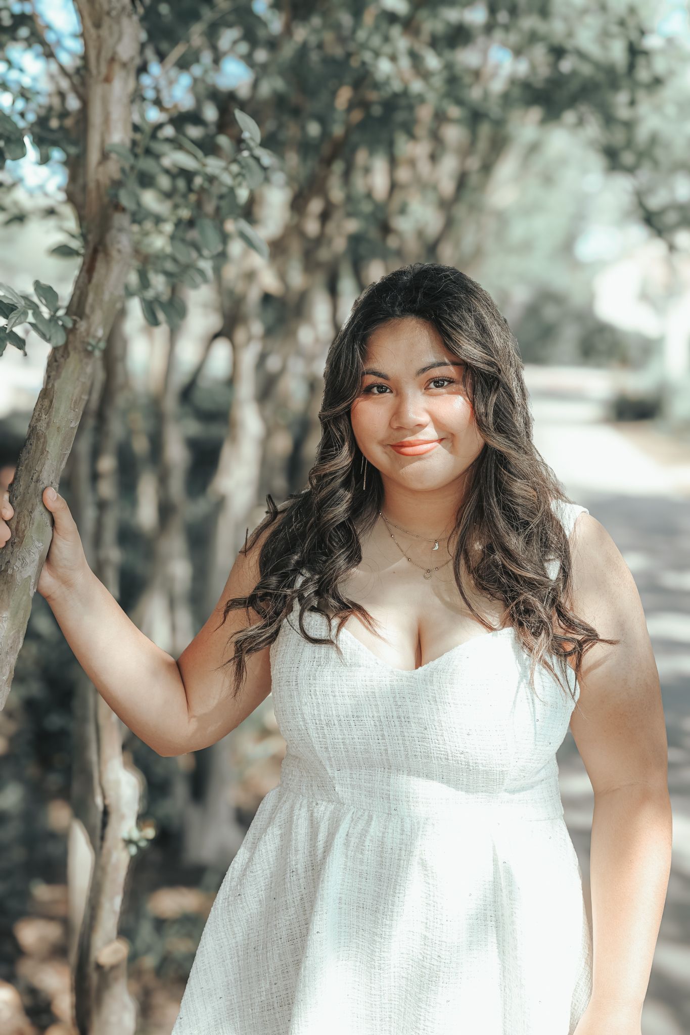 Outdoor senior portrait session in Mountain House CA with natural light and personality‑driven styling