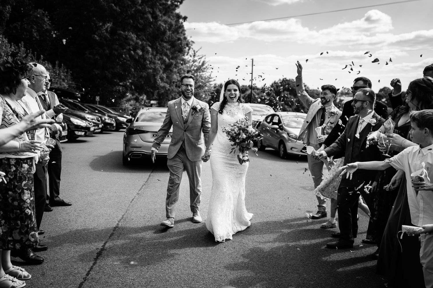 Explore Nick and Chloe's beautiful wedding celebrations at Wimborne's Old Town Hall. From candid portraits in the historic streets to the ch