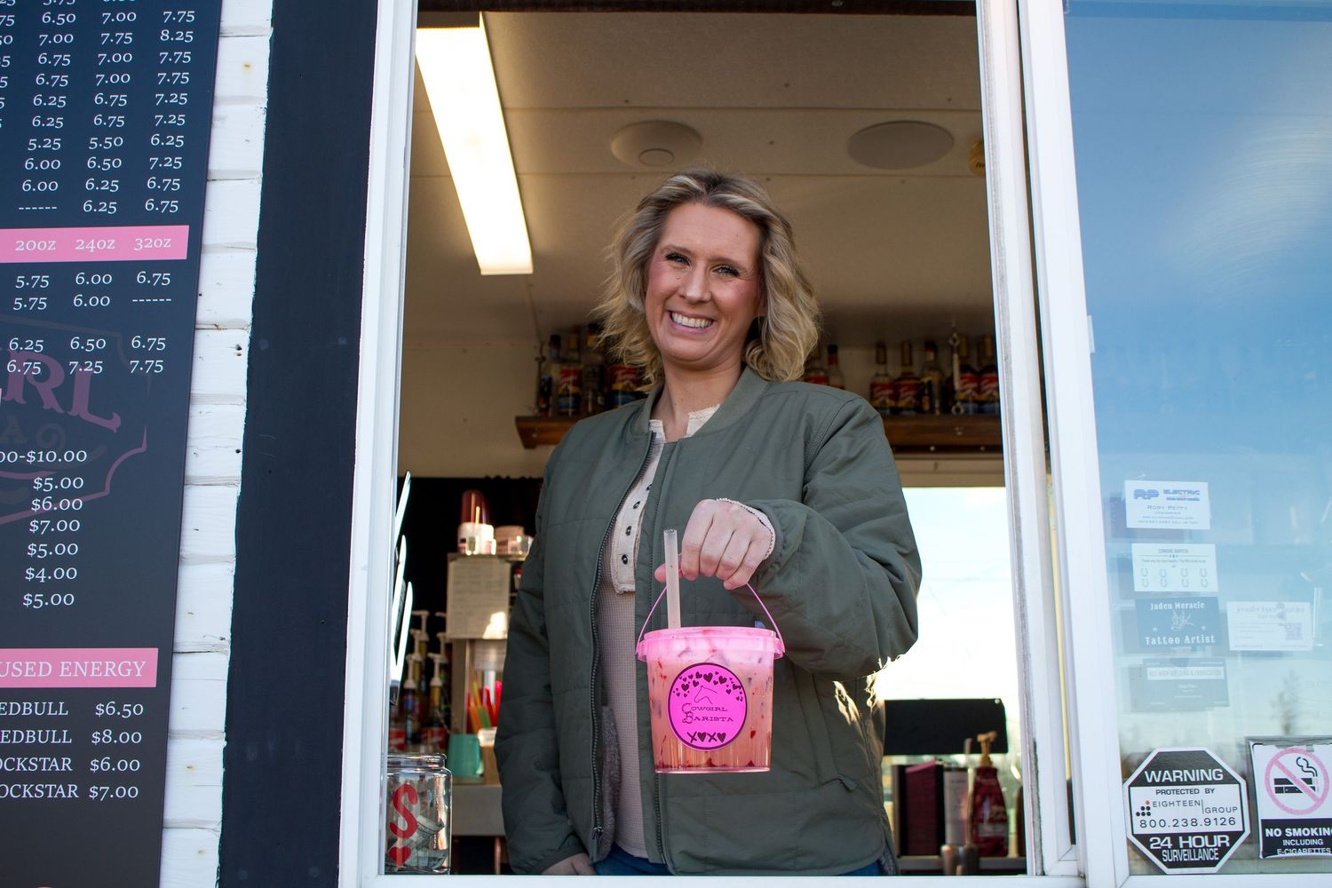 Cowgirl Barista Bucket