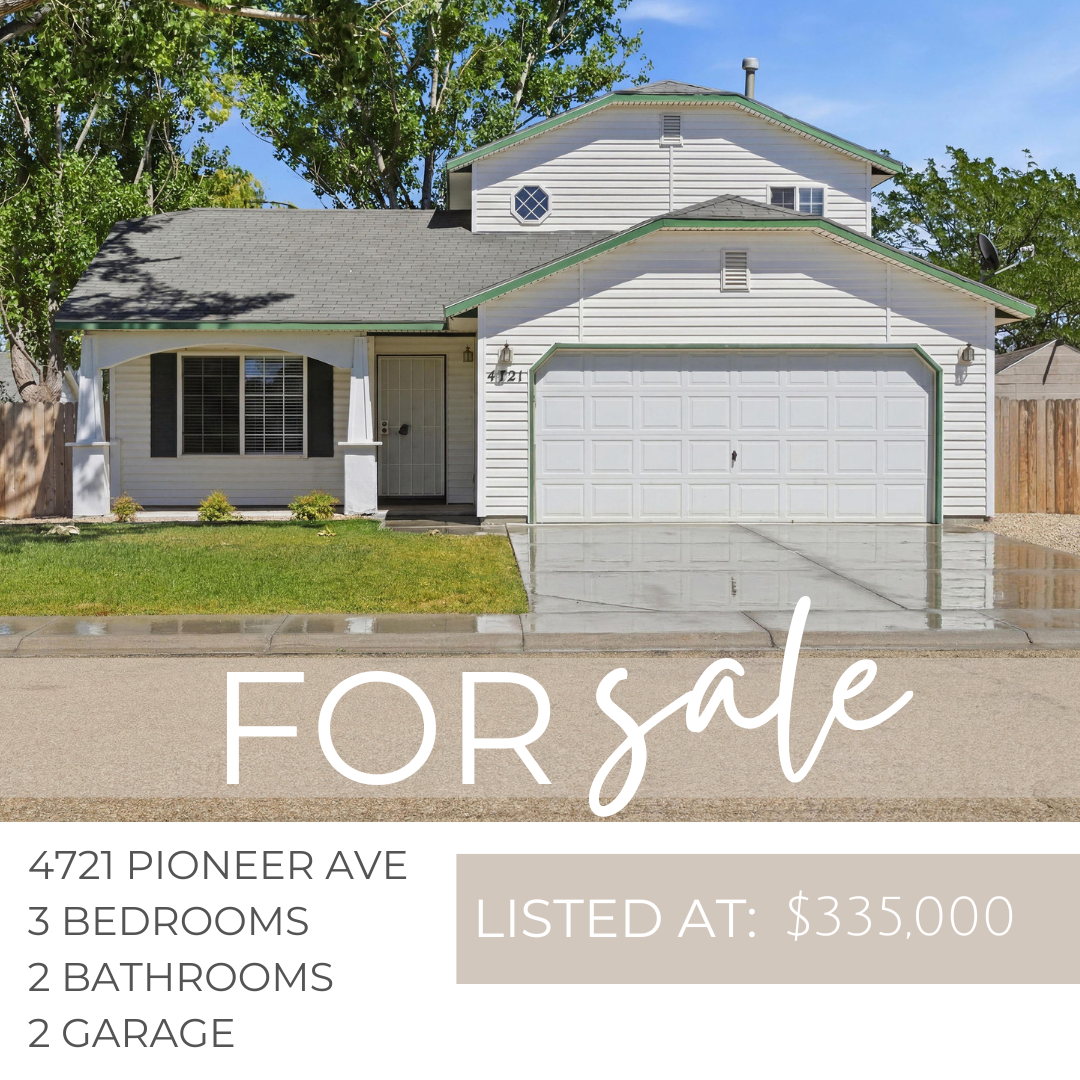 A 3-bed, 2-bath home with 2-car garage at 4721 Pioneer Ave listed for sale at $335,000.