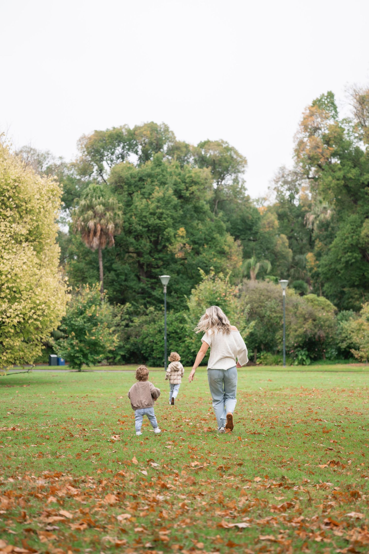Family photos in Melbourne park