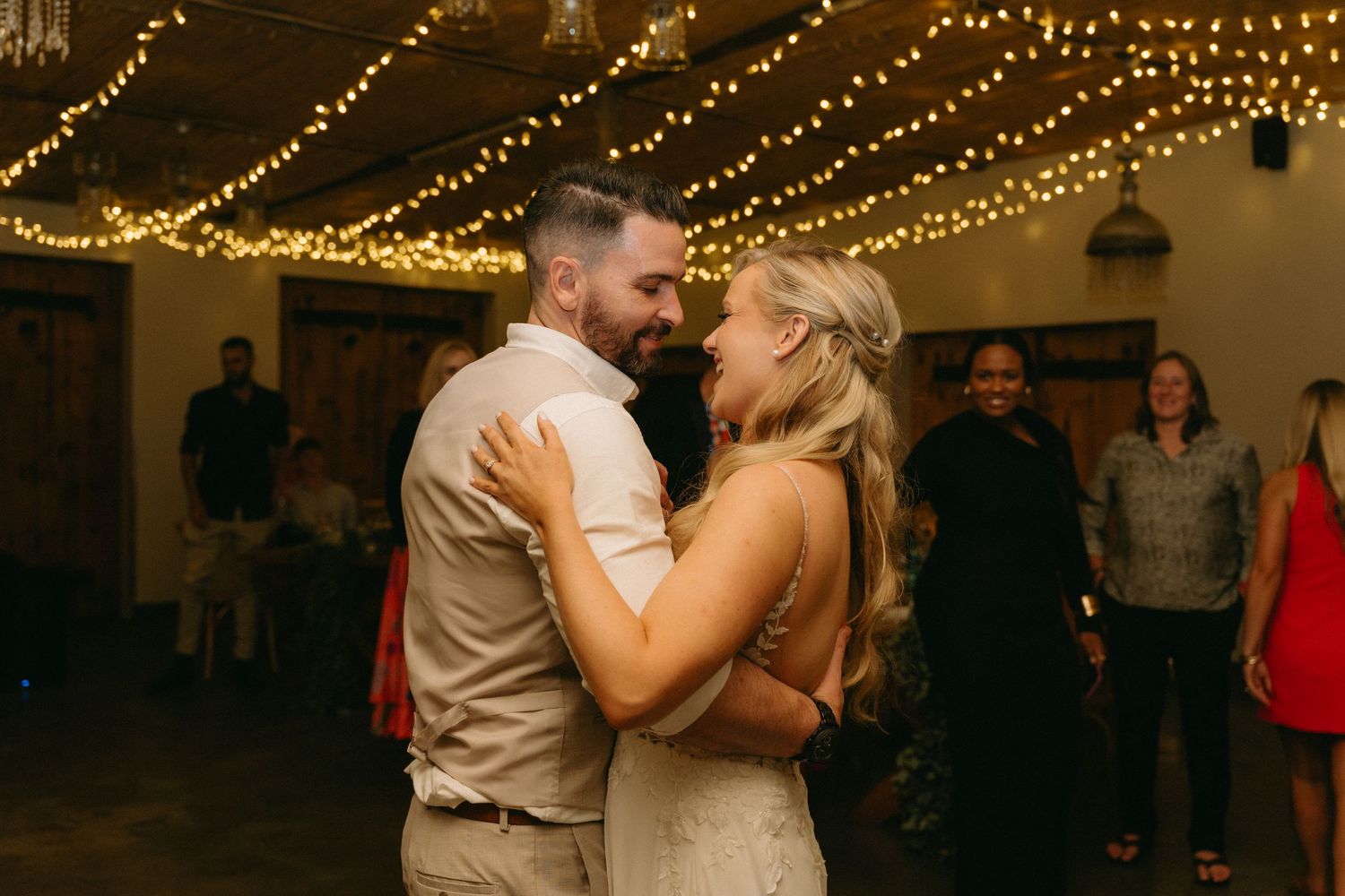 Fairylit Cradle Valley wedding reception in Gauteng