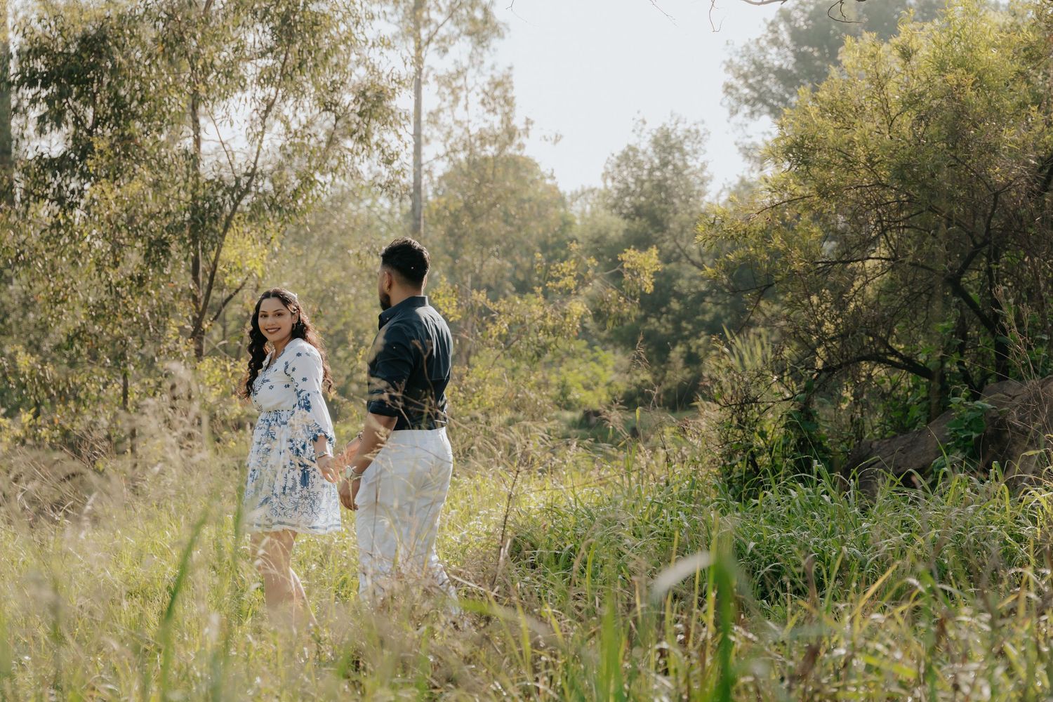 “Romantic engagement photos at Modderfontein Reserve”