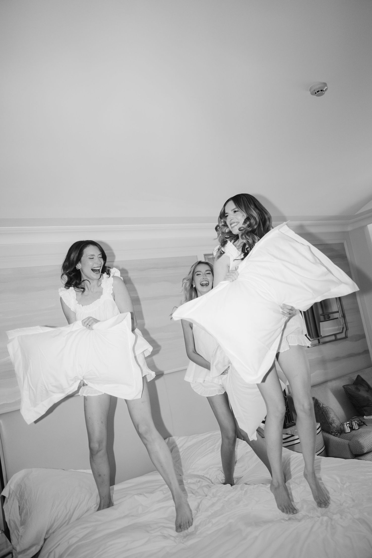 Bridal party getting ready photos by Sydney wedding photographer